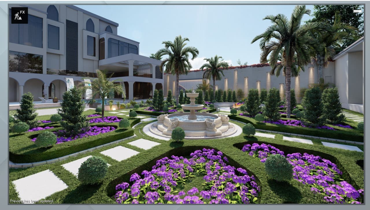 The Al-Nakheel Estate - Architectural Study 3